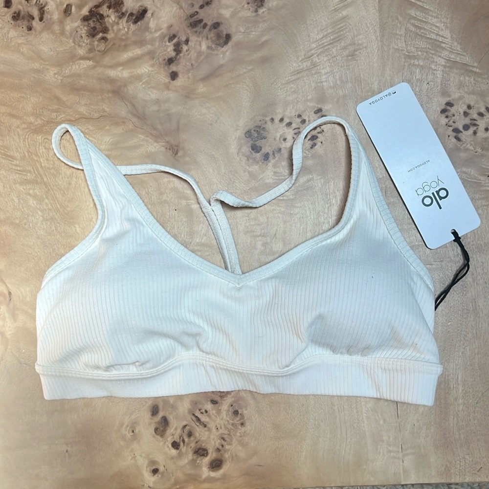 Alo Yoga Ribbed Blissful Sports Bra